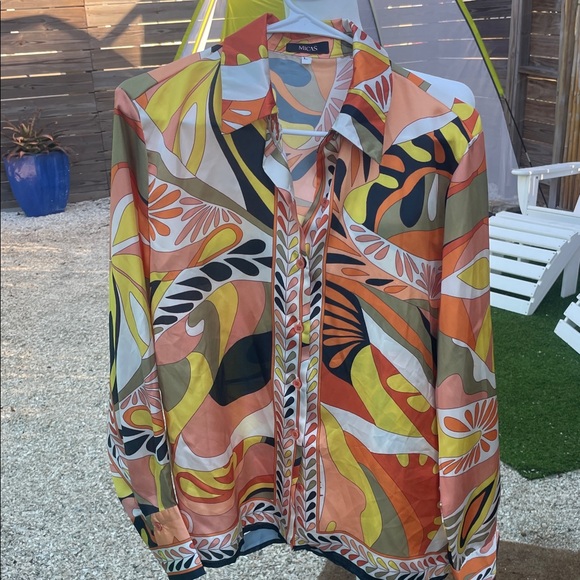 Micas Women's Multicolor Blouse - Picture 9 of 11